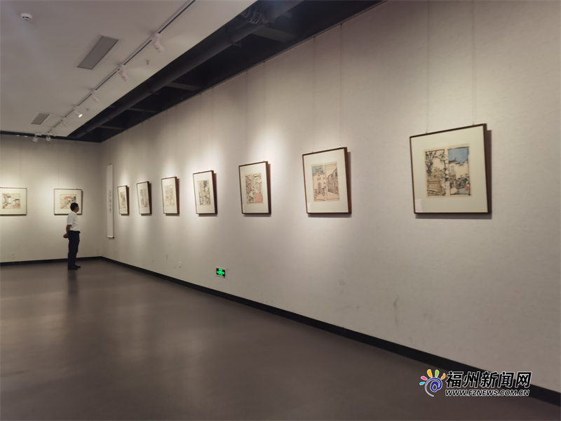 “古韵新风”——石桥三山两街区写生作品展展出
