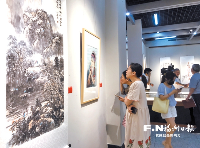 44国华人艺术家书画联展举行